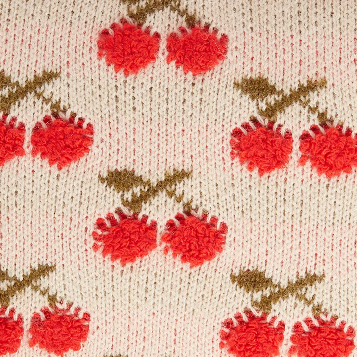 La DoubleJ Cherry Knitted Cushion | Thumbnail 3