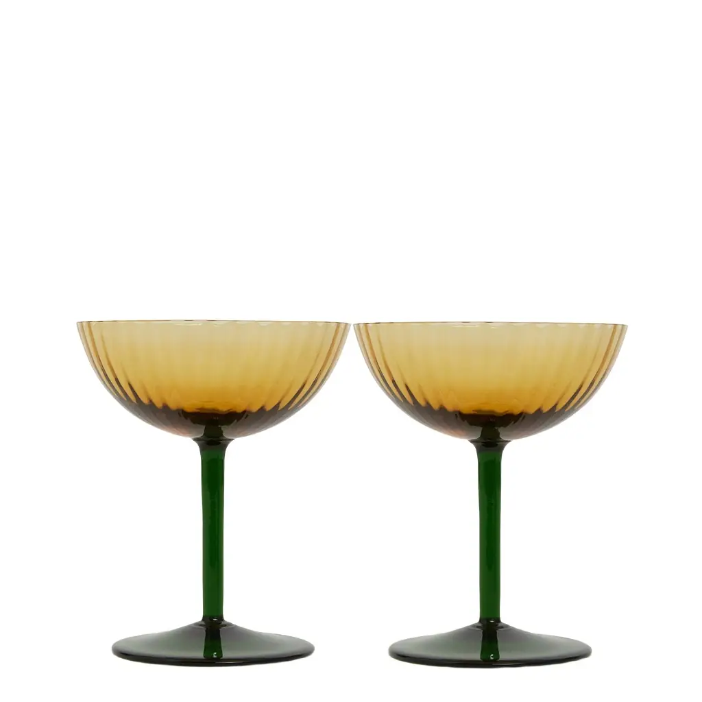 La DoubleJ Champagne Coupe Set of 2