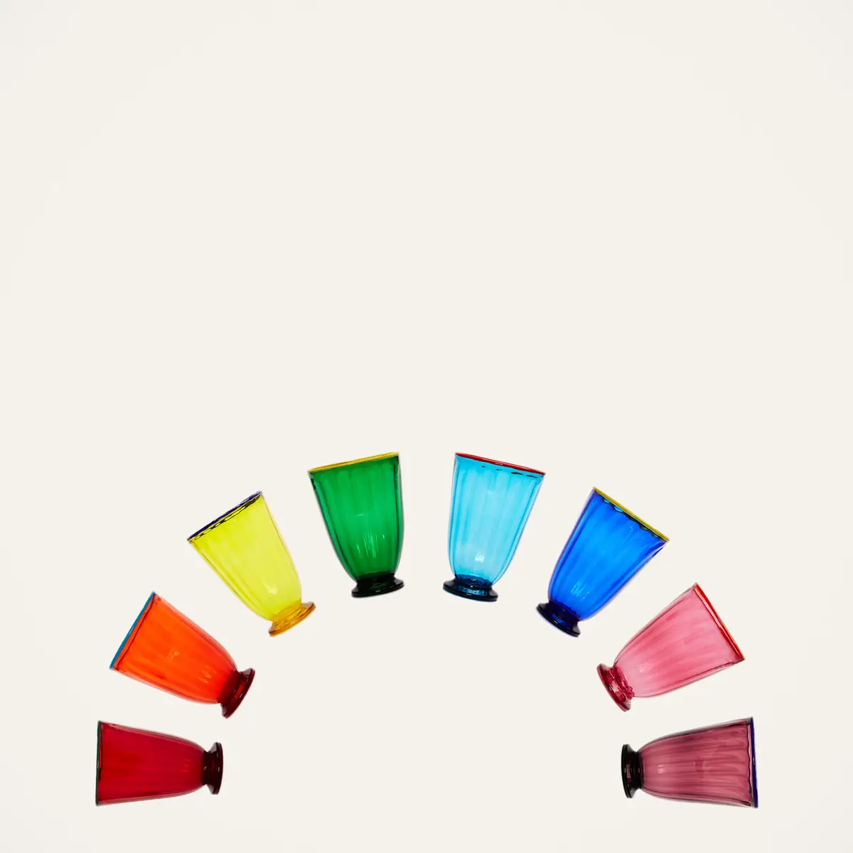 La DoubleJ Rainbow Glass Set of 8 | Thumbnail 3 La DoubleJ Rainbow Glass Set of 8 | Thumbnail 3