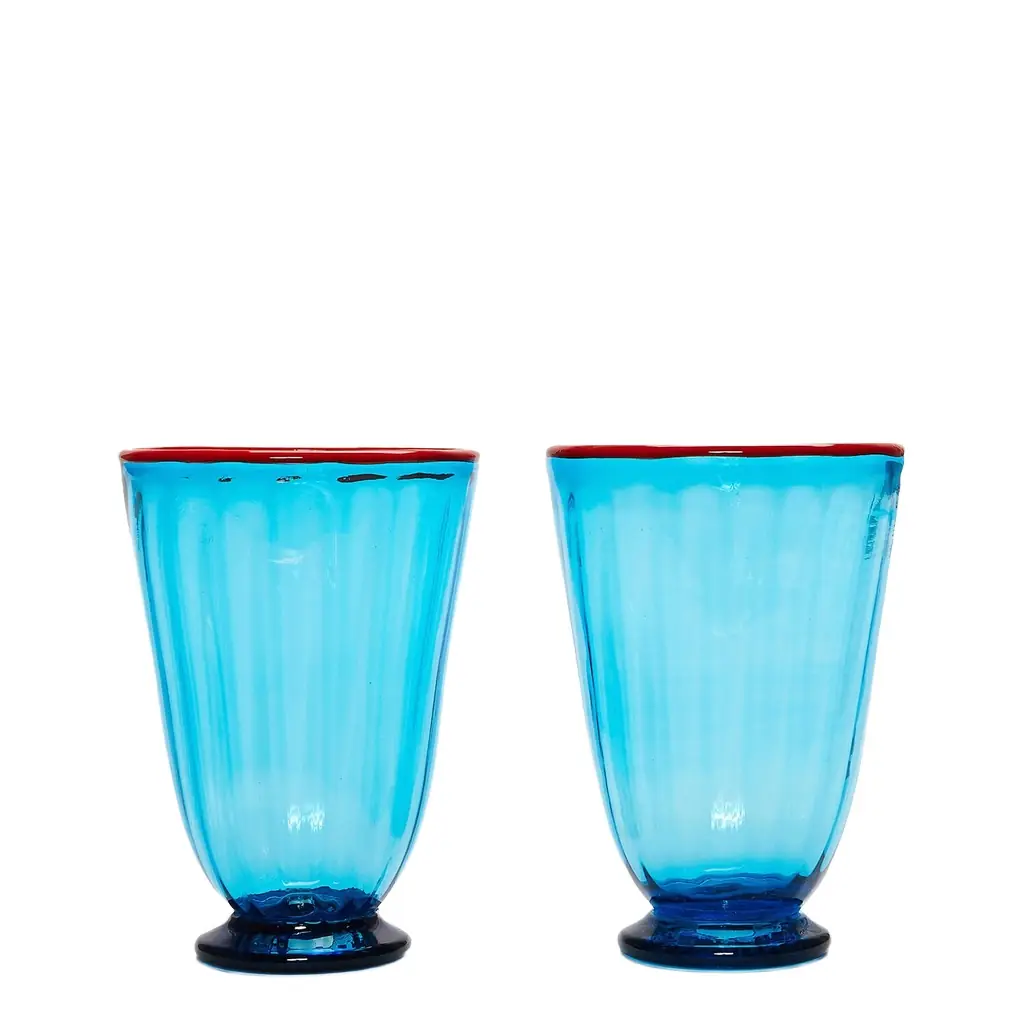 La DoubleJ Rainbow Glasses Set Of 2