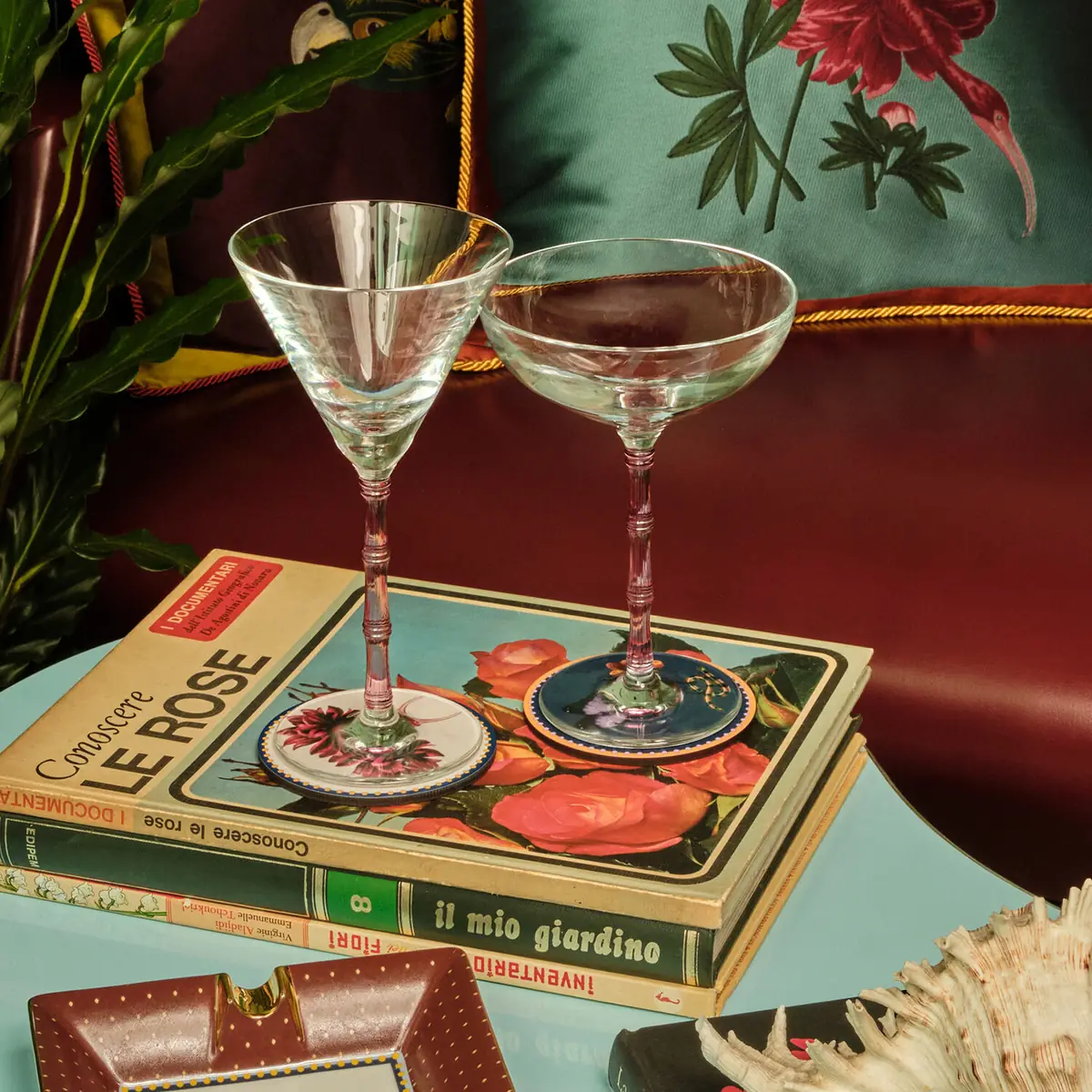 La DoubleJ Bamboo Martini Glasses Set Of 2 | Thumbnail 3 La DoubleJ Bamboo Martini Glasses Set Of 2 | Thumbnail 3