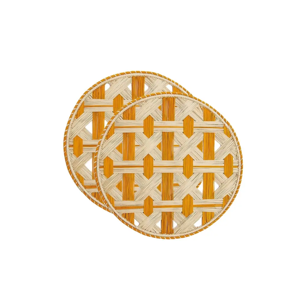 La DoubleJ Raffia Placemats Set Of 2