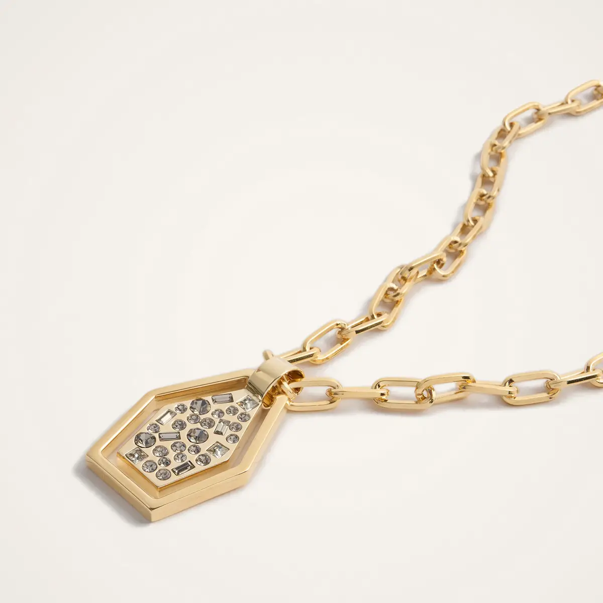 La DoubleJ Sparkly Swinging Portal Necklace | Thumbnail 4