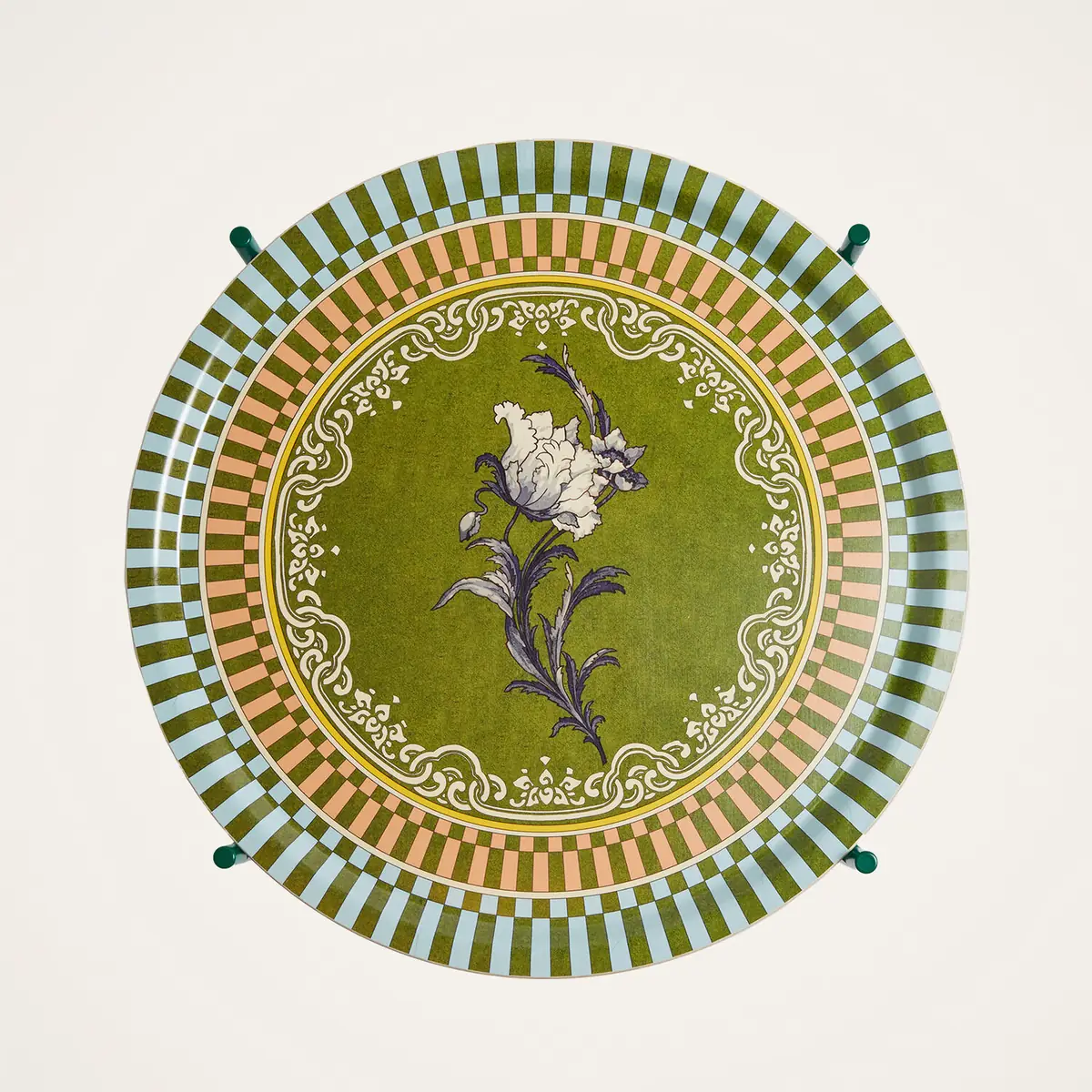 La DoubleJ Large Round Printed Tray | Thumbnail 4