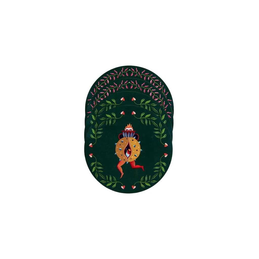 La DoubleJ Disk Coasters Set Of 4