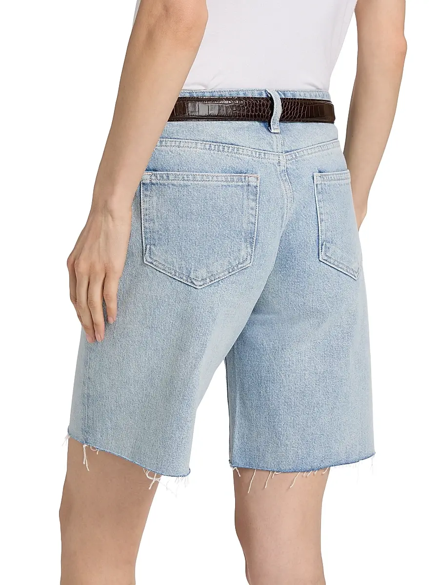 L'Agence Women's Elise Denim Bermuda Shorts | Thumbnail 5 L'Agence Women's Elise Denim Bermuda Shorts | Thumbnail 5