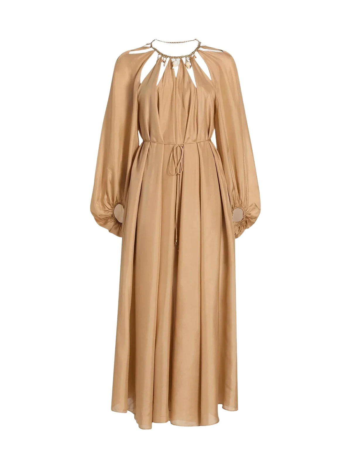 Women's Mahon Silk Blouson-Sleeve Maxi Dress Women's Mahon Silk Blouson-Sleeve Maxi Dress