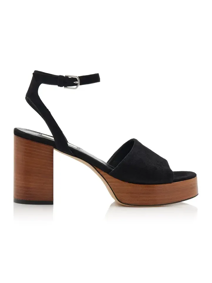 Suede Platform Sandals