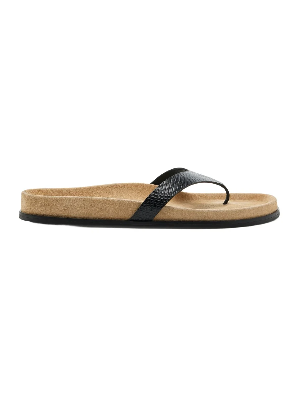 TOTEME Swift Lizard-Embossed Leather Sandals