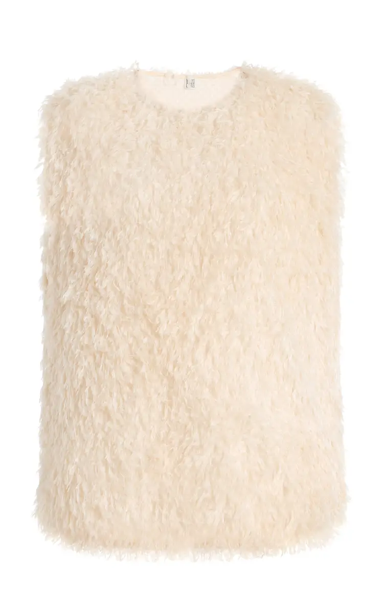 TOTEME Feathered-Jersey Sleeveless Top | Thumbnail 7 TOTEME Feathered-Jersey Sleeveless Top | Thumbnail 7
