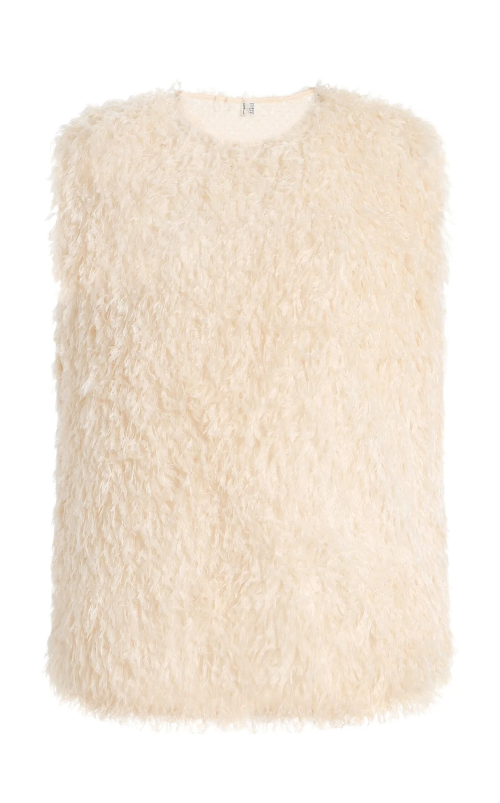 Feathered-Jersey Sleeveless Top Feathered-Jersey Sleeveless Top