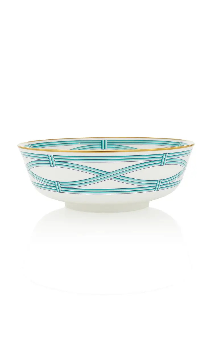 Tiffany & Co. Exclusive Tiffany Blue Link Serving Bowl - Blue | Image 1 Tiffany & Co. Exclusive Tiffany Blue Link Serving Bowl - Blue | Image 1