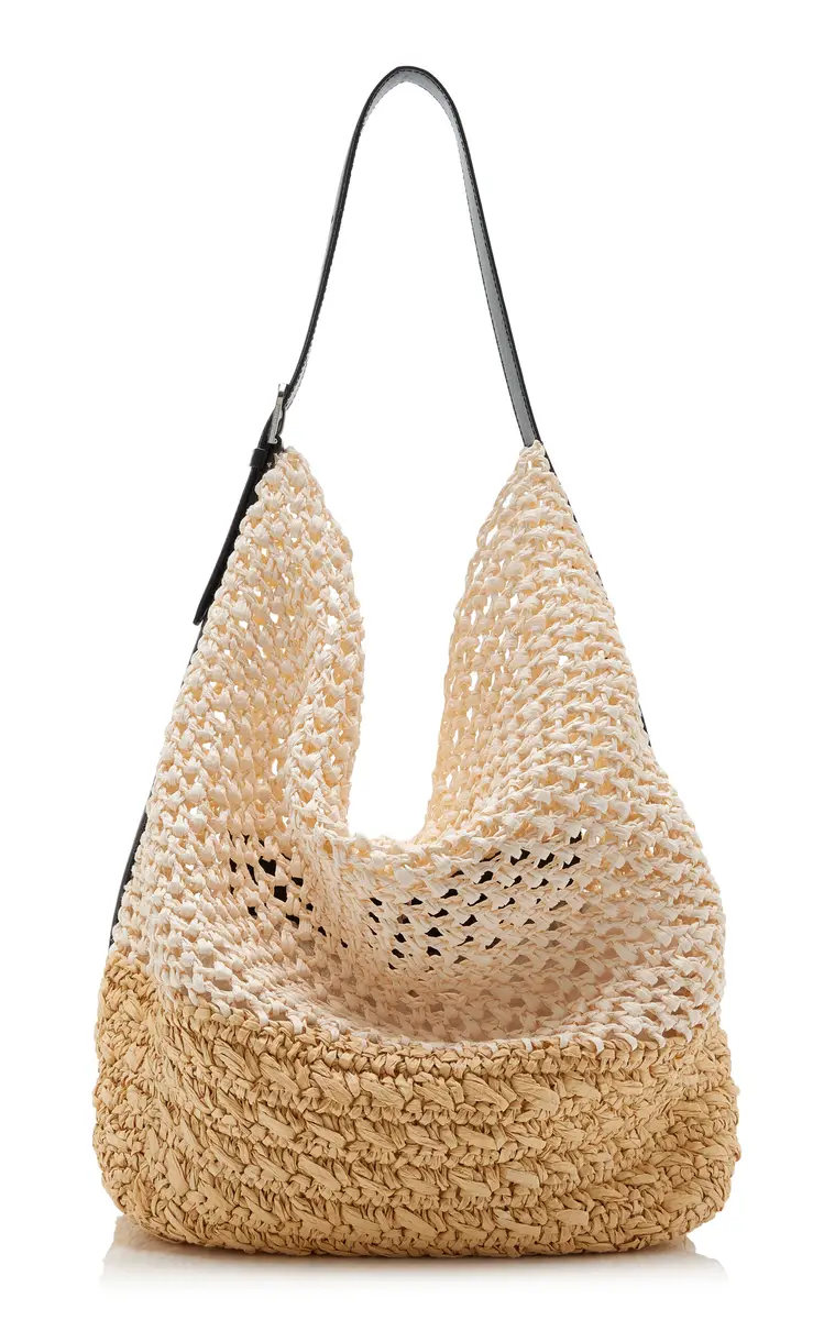 TOTEME Belted Woven Raffia Tote Bag | Thumbnail 9 TOTEME Belted Woven Raffia Tote Bag | Thumbnail 9