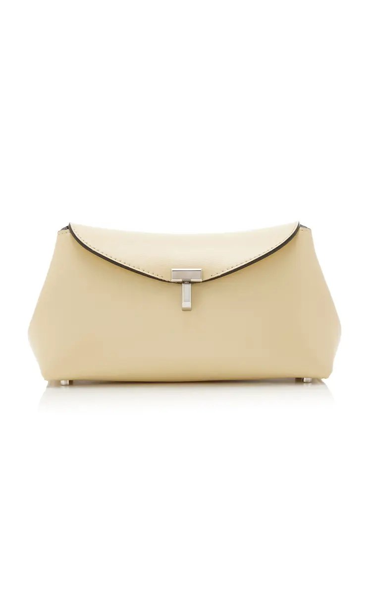 TOTEME Mini T-Lock Leather Clutch | Thumbnail 8 TOTEME Mini T-Lock Leather Clutch | Thumbnail 8