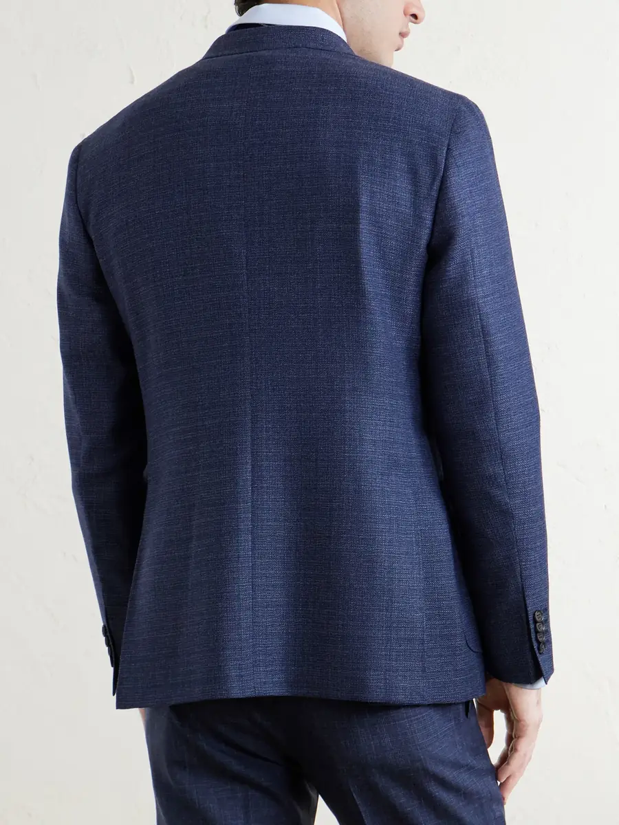 Canali Wool, Silk and Linen-Blend Suit Jacket - Men | Thumbnail 4 Canali Wool, Silk and Linen-Blend Suit Jacket - Men | Thumbnail 4