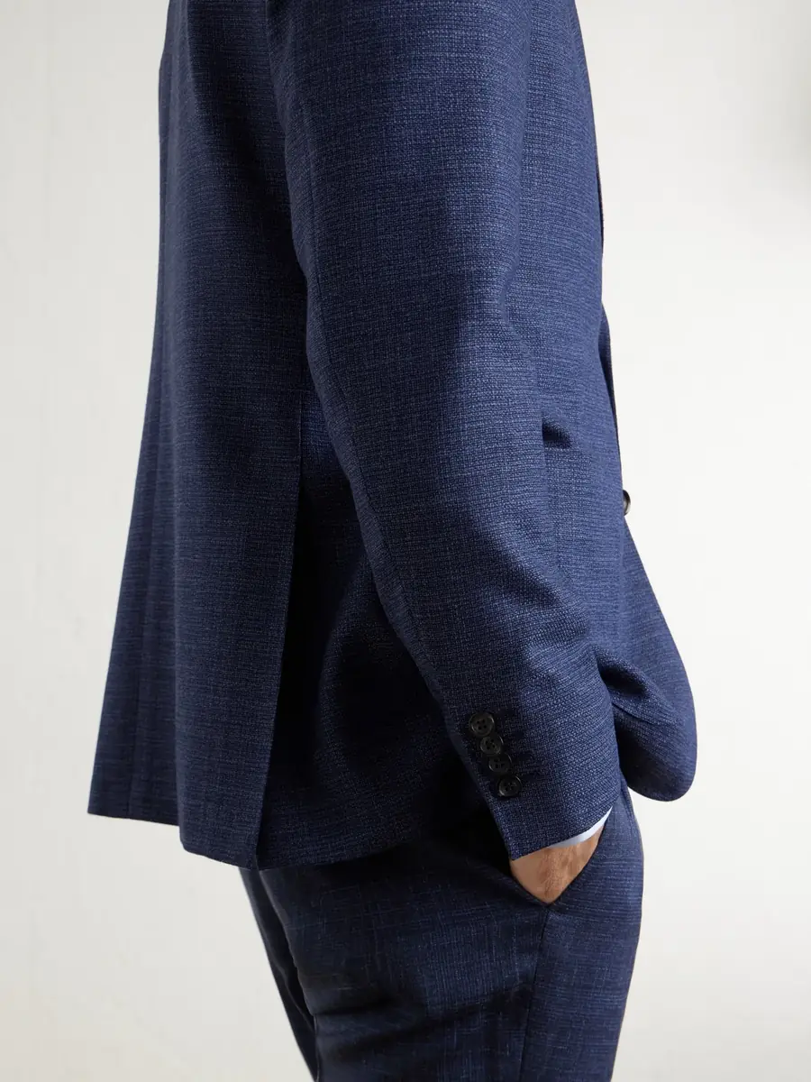 Canali Wool, Silk and Linen-Blend Suit Jacket - Men | Thumbnail 5 Canali Wool, Silk and Linen-Blend Suit Jacket - Men | Thumbnail 5