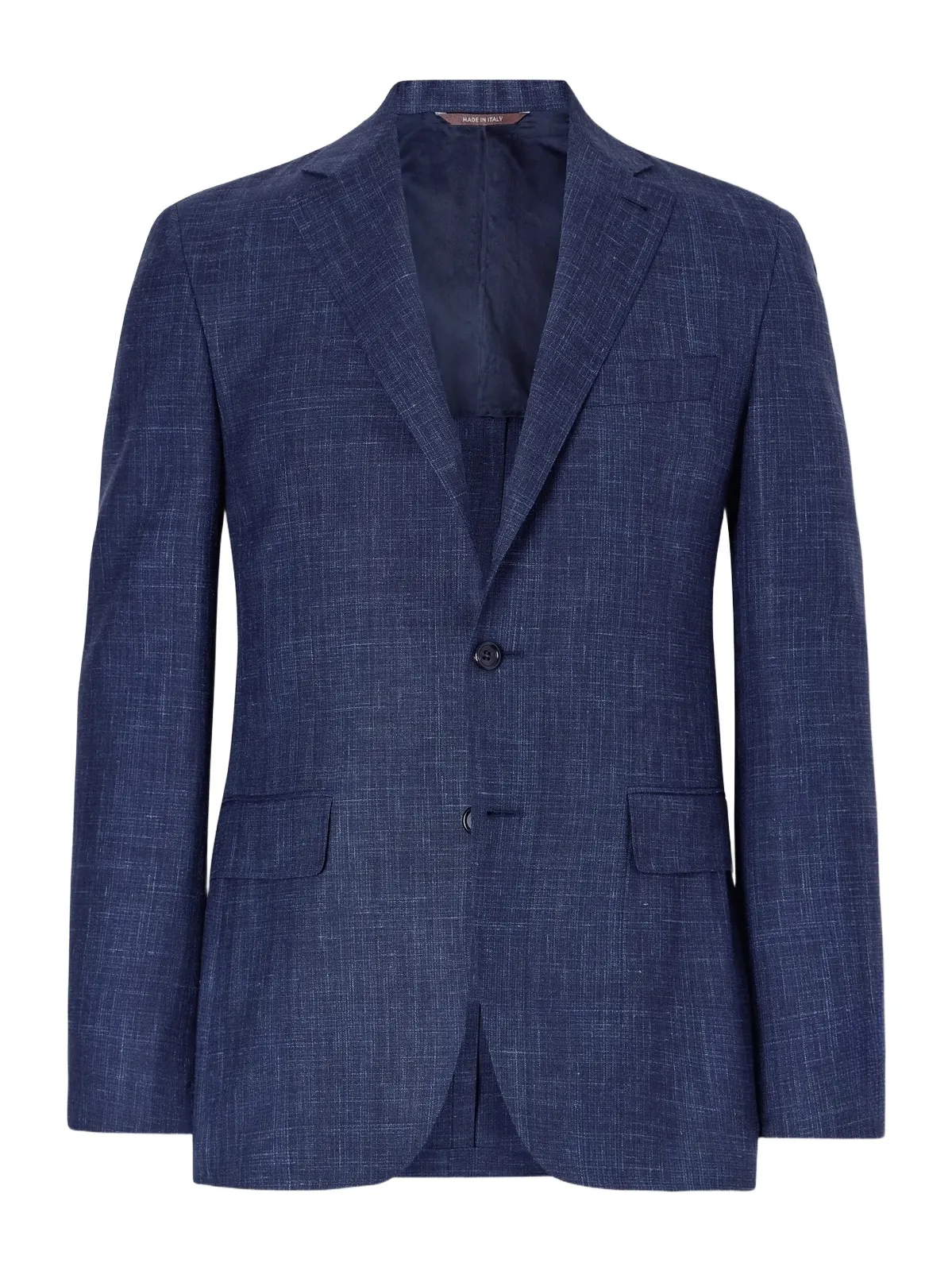 Wool, Silk and Linen-Blend Suit Jacket - Men Wool, Silk and Linen-Blend Suit Jacket - Men
