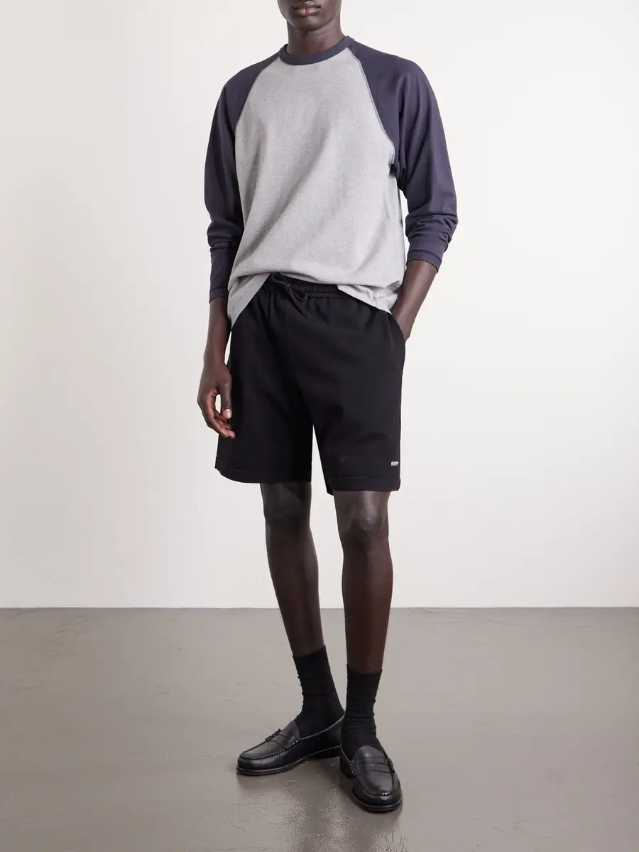 WTAPS Straight-Leg Logo-Embroidered Cotton-Blend Shorts - Men | Thumbnail 2 WTAPS Straight-Leg Logo-Embroidered Cotton-Blend Shorts - Men | Thumbnail 2
