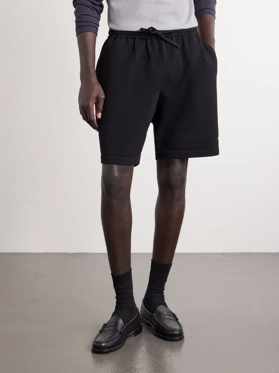 WTAPS Straight-Leg Logo-Embroidered Cotton-Blend Shorts - Men | Thumbnail 3 WTAPS Straight-Leg Logo-Embroidered Cotton-Blend Shorts - Men | Thumbnail 3