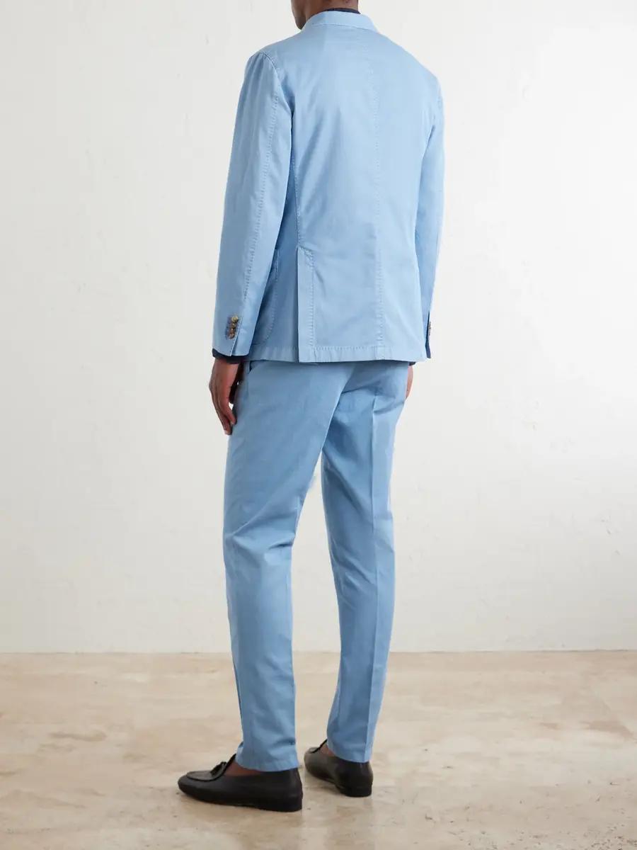 Boglioli Stretch Cotton and Linen-Blend Suit Jacket - Men | Thumbnail 4 Boglioli Stretch Cotton and Linen-Blend Suit Jacket - Men | Thumbnail 4