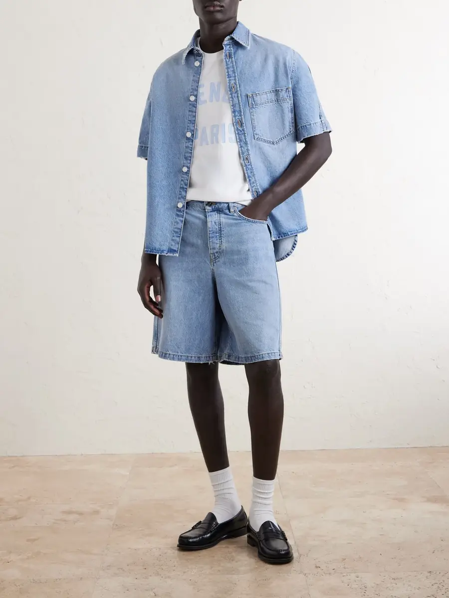 Givenchy Straight-Leg Denim Shorts - Men | Thumbnail 2 Givenchy Straight-Leg Denim Shorts - Men | Thumbnail 2