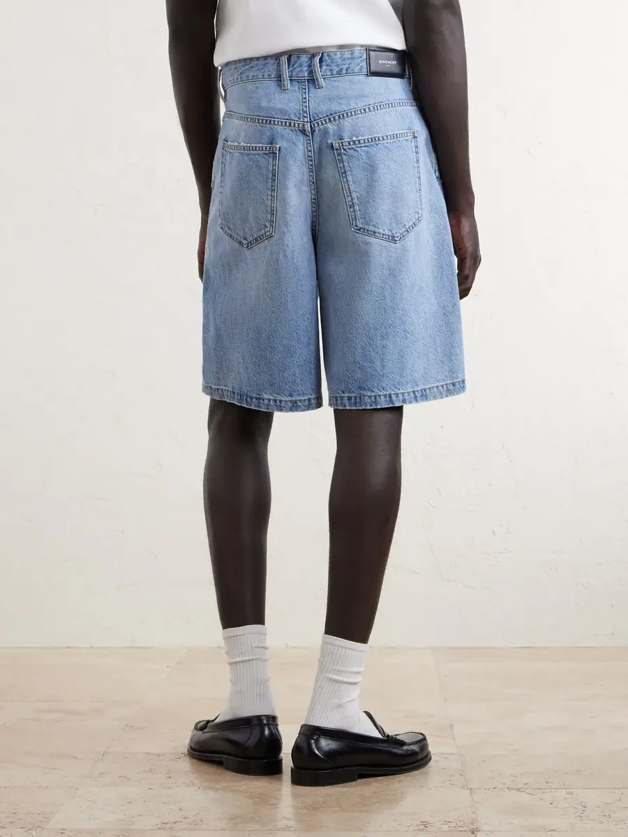 Givenchy Straight-Leg Denim Shorts - Men | Thumbnail 4 Givenchy Straight-Leg Denim Shorts - Men | Thumbnail 4