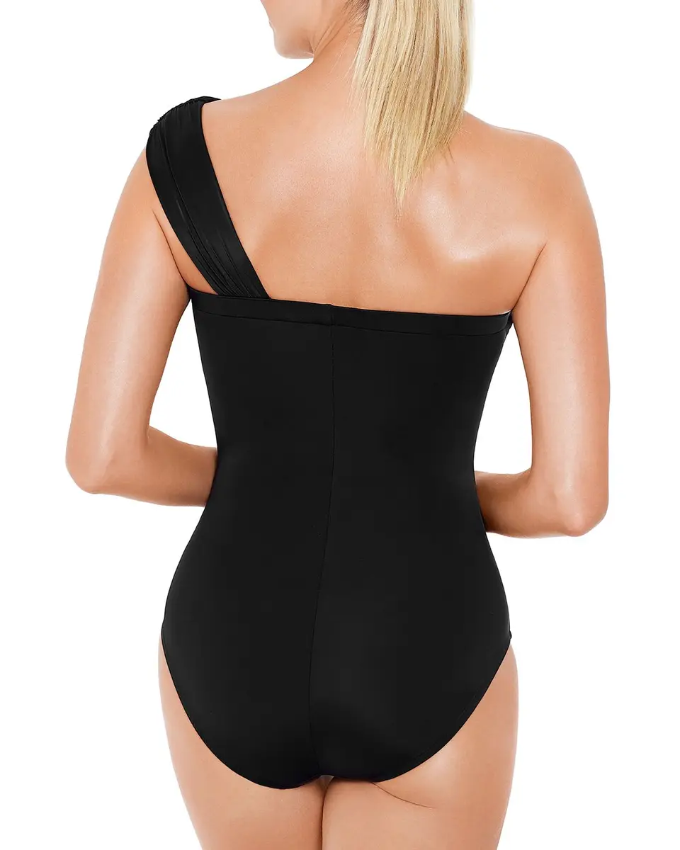 Magicsuit Goddess Ruched Wrap-Front One-Piece Swimsuit | Thumbnail 3 Magicsuit Goddess Ruched Wrap-Front One-Piece Swimsuit | Thumbnail 3