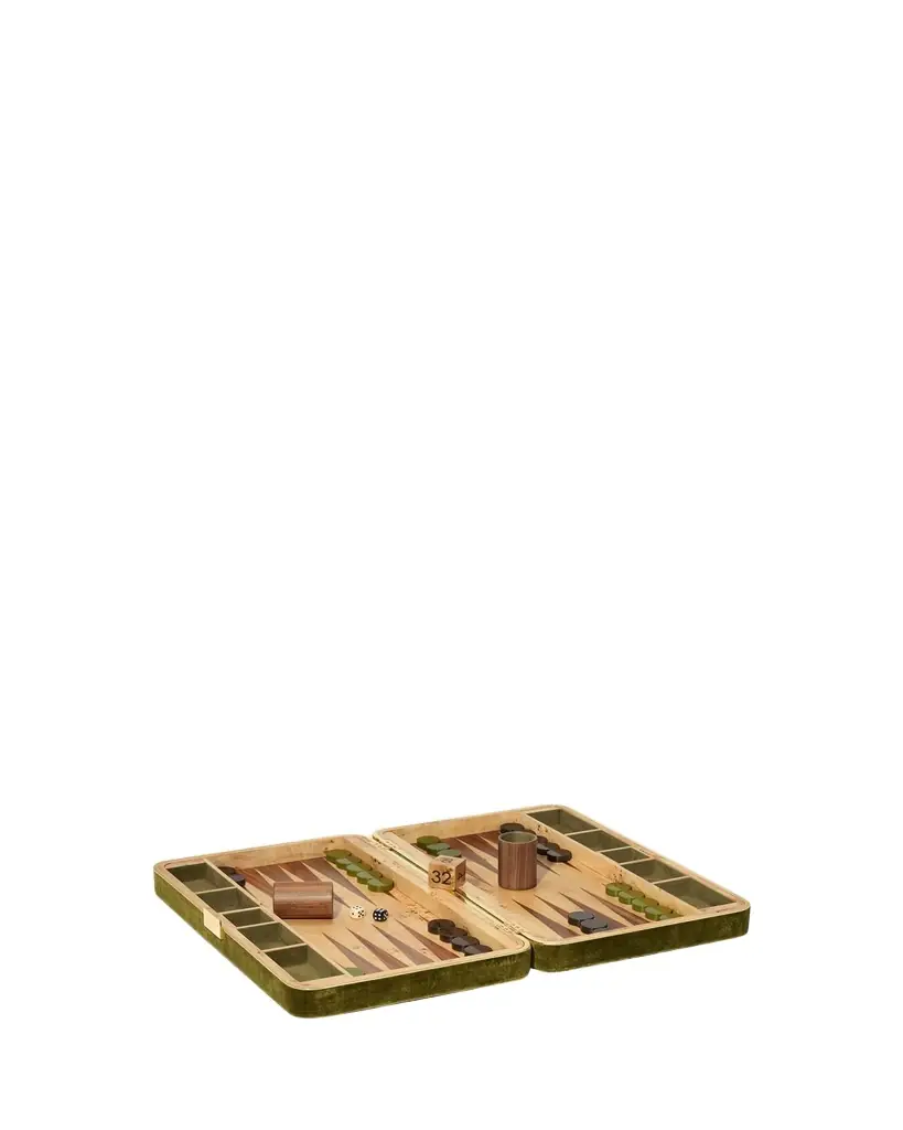 AERIN Velvet Backgammon Set