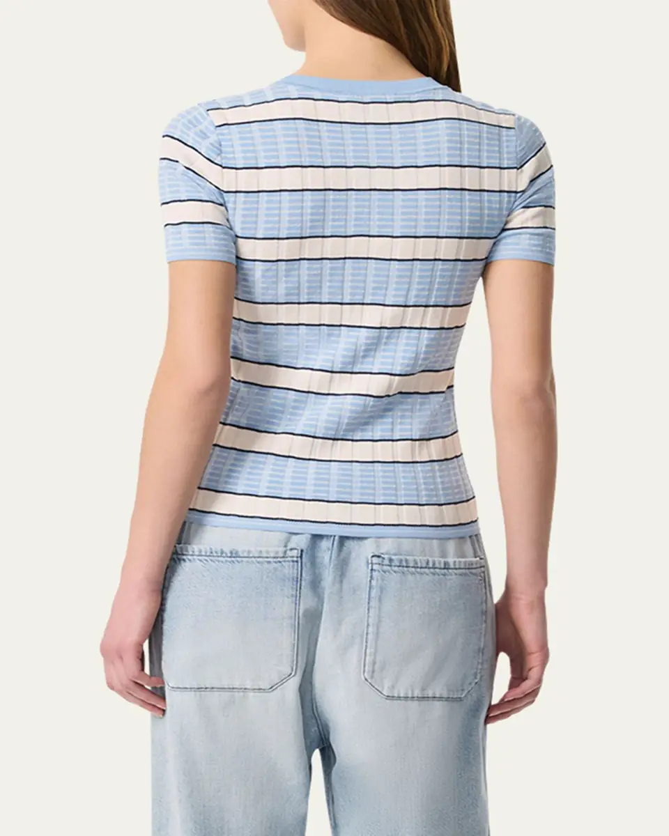 Rag & Bone Eloise Stripe Short-Sleeve Tee | Thumbnail 3