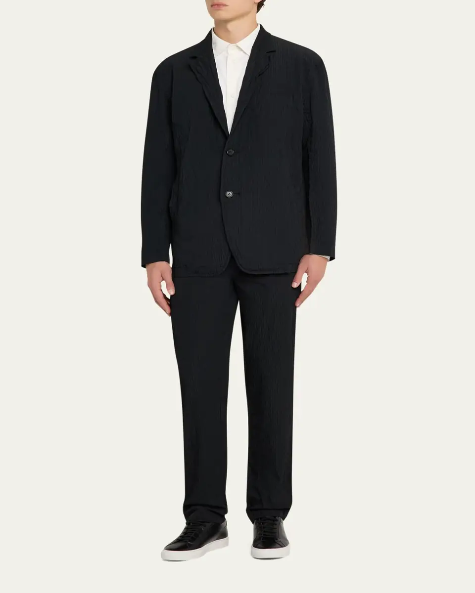 IM MEN Men's Polyester Shrink Dye Sport Coat | Thumbnail 2 IM MEN Men's Polyester Shrink Dye Sport Coat | Thumbnail 2