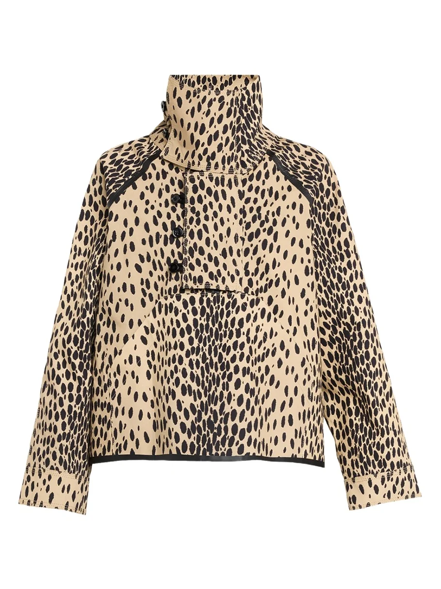 Nackiyé Spotted Cotton Fisherman Coat