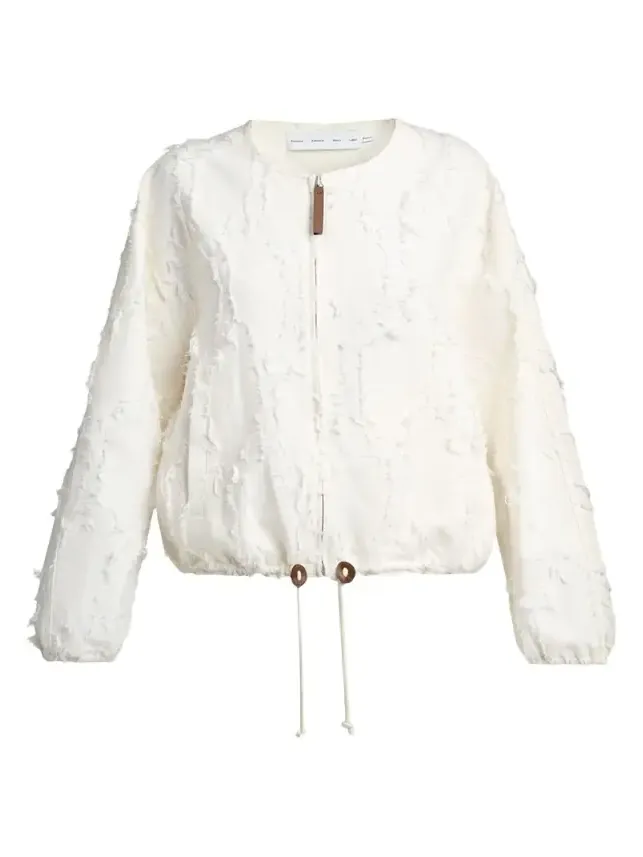 Proenza Schouler White Label Madigan Cotton-Blend Jacquard Jacket