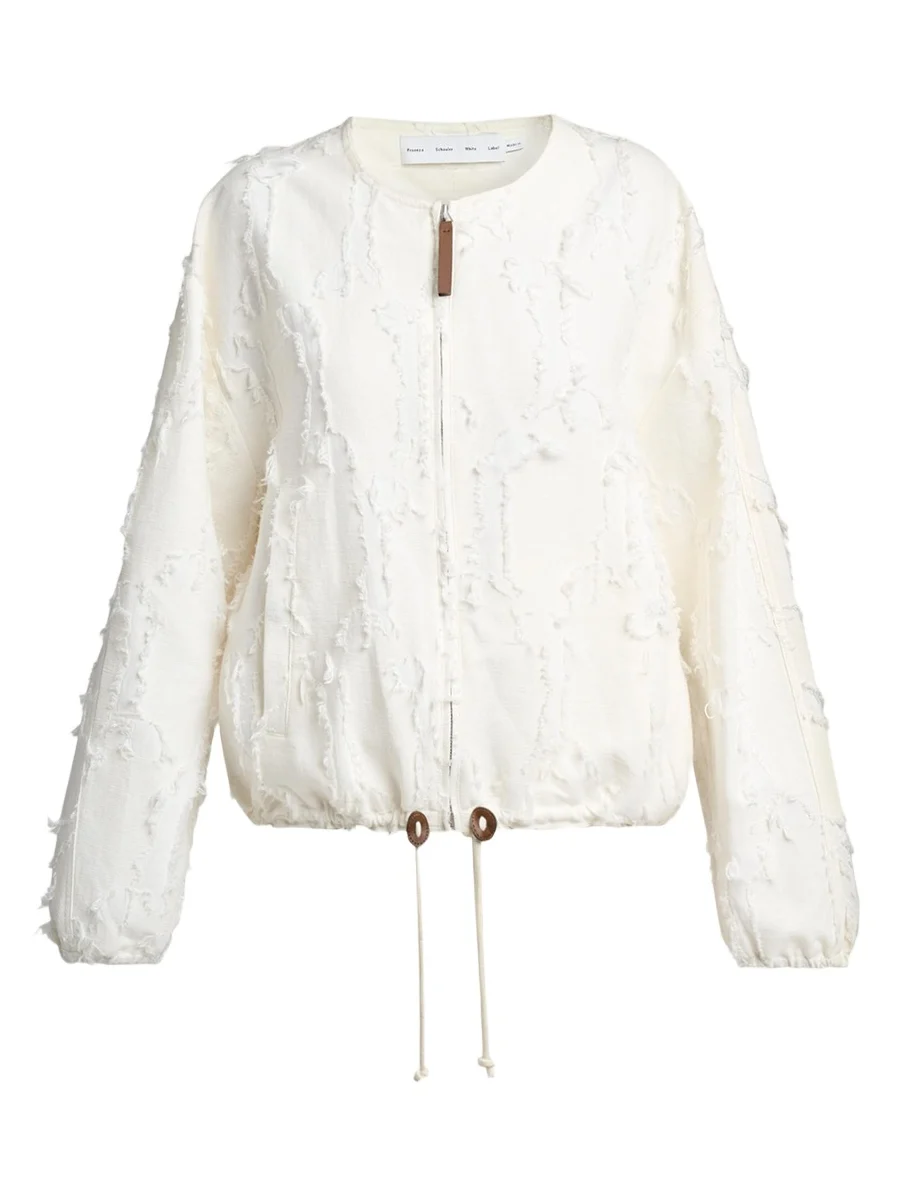 Proenza Schouler White Label Madigan Cotton-Blend Jacquard Jacket