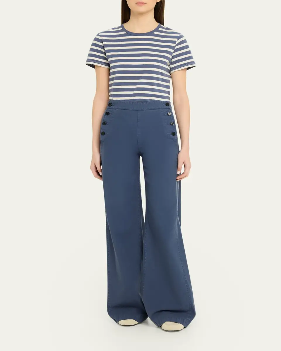 Nili Lotan Reed Wide-Leg Sailor Pants | Thumbnail 2