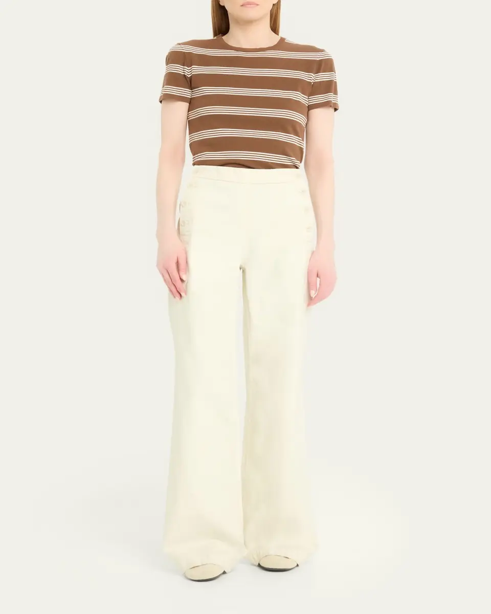 Nili Lotan Reed Wide-Leg Sailor Pants | Thumbnail 11