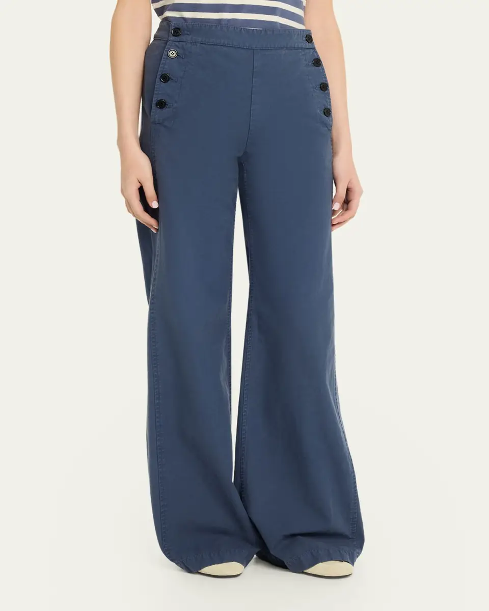 Nili Lotan Reed Wide-Leg Sailor Pants | Thumbnail 4