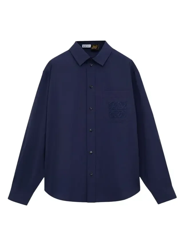 x Paula's Ibiza Men's Long-Sleeve Anagram Pocket Shirt