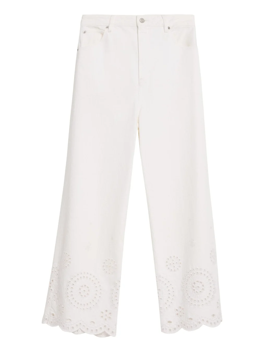 The Eyelet Wide-Flare Jeans The Eyelet Wide-Flare Jeans