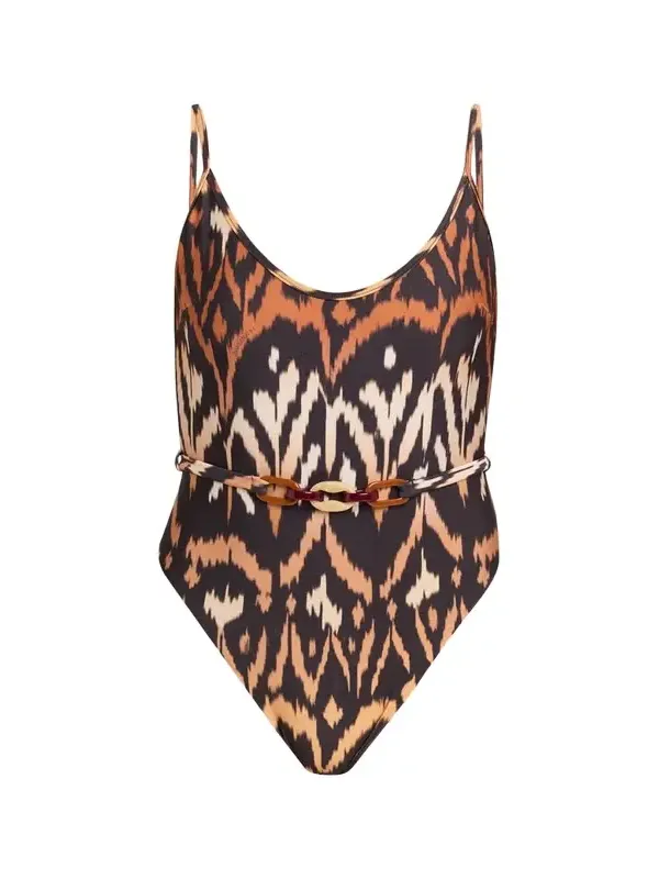 Aster Belted One-Piece Swimsuit