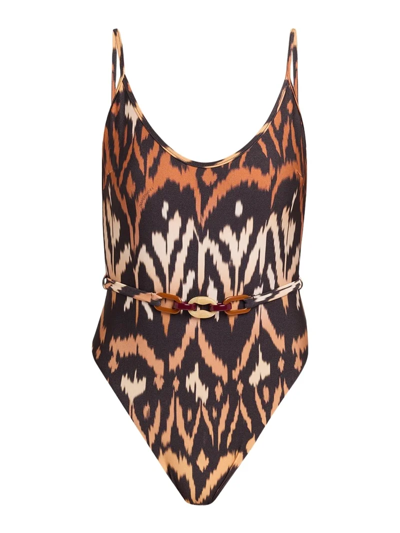 Aster Belted One-Piece Swimsuit