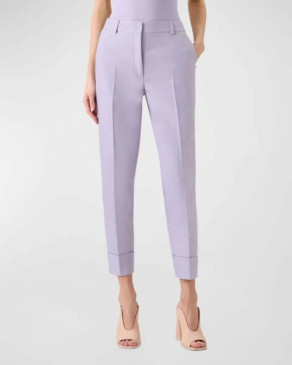 Akris Maxima Cotton Silk Cropped Pants | Thumbnail 2 Akris Maxima Cotton Silk Cropped Pants | Thumbnail 2