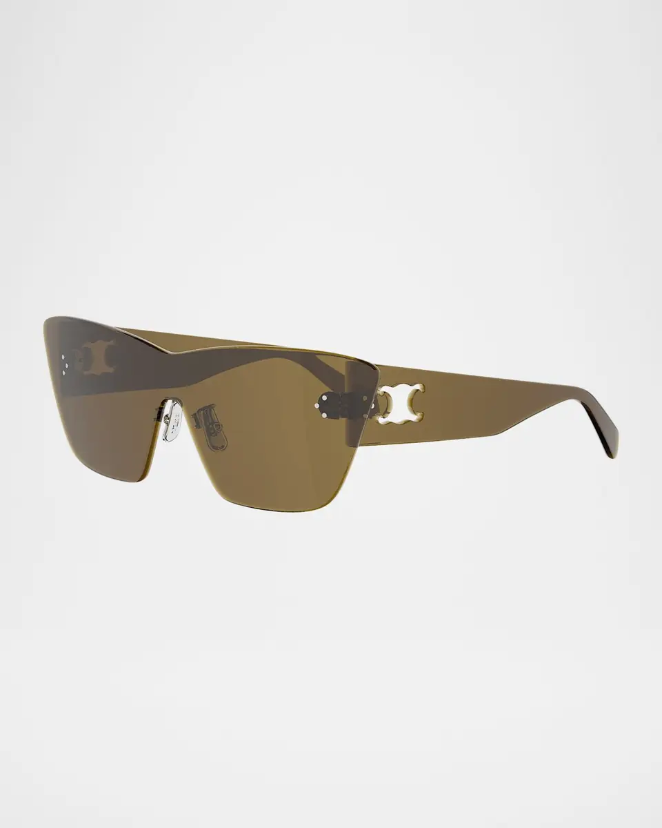 Celine Sundown Shade Cat-Eye Shield Sunglasses | Thumbnail 2 Celine Sundown Shade Cat-Eye Shield Sunglasses | Thumbnail 2