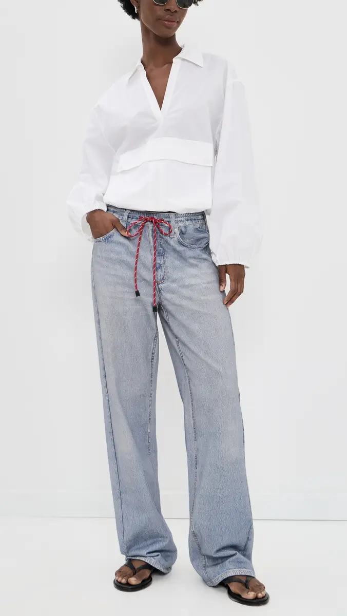 rag & bone Rb Miramar Terry Drawcord Wide Pants | Thumbnail 5 rag & bone Rb Miramar Terry Drawcord Wide Pants | Thumbnail 5