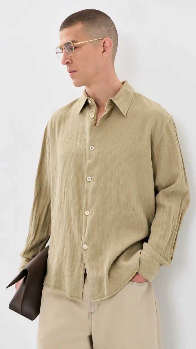 Our Legacy Beyond Shirt Sage Haze Ceremony Viscose | Thumbnail 2