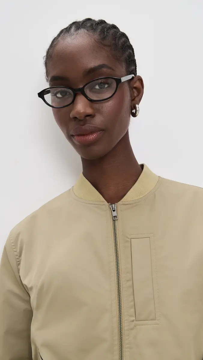 Elisa Johnson Dakota Glasses Gloss Black One Size | Thumbnail 3 Elisa Johnson Dakota Glasses Gloss Black One Size | Thumbnail 3