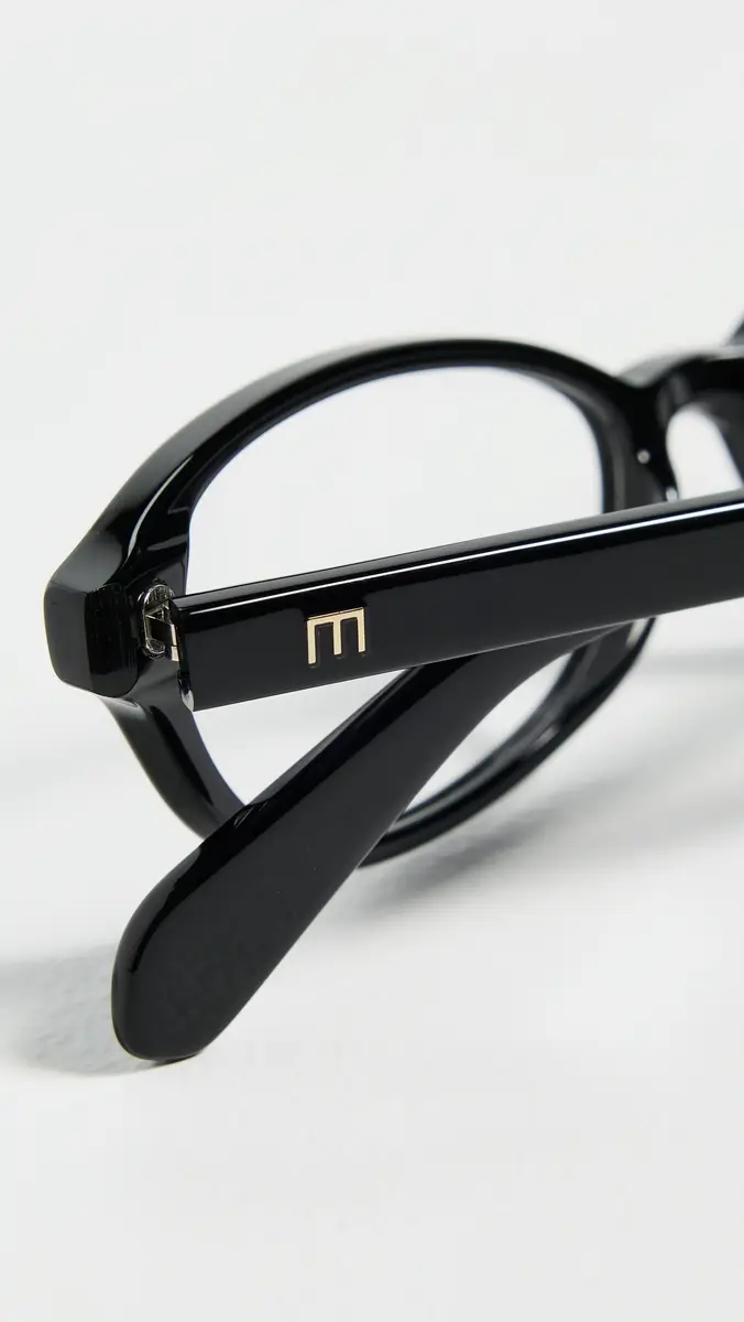 Elisa Johnson Dakota Glasses Gloss Black One Size | Thumbnail 5 Elisa Johnson Dakota Glasses Gloss Black One Size | Thumbnail 5