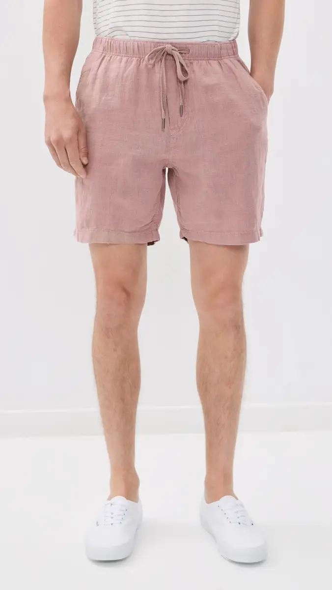 Faherty Essential Linen Shorts 7 | Thumbnail 2 Faherty Essential Linen Shorts 7 | Thumbnail 2