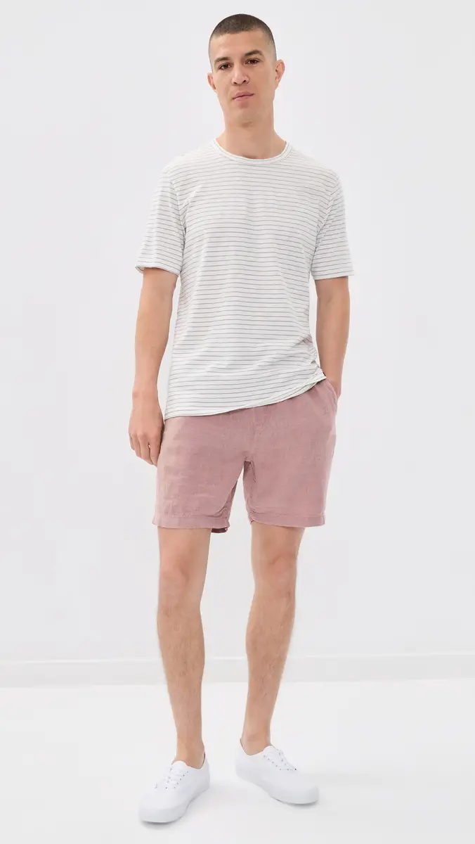 Faherty Essential Linen Shorts 7 | Thumbnail 5 Faherty Essential Linen Shorts 7 | Thumbnail 5