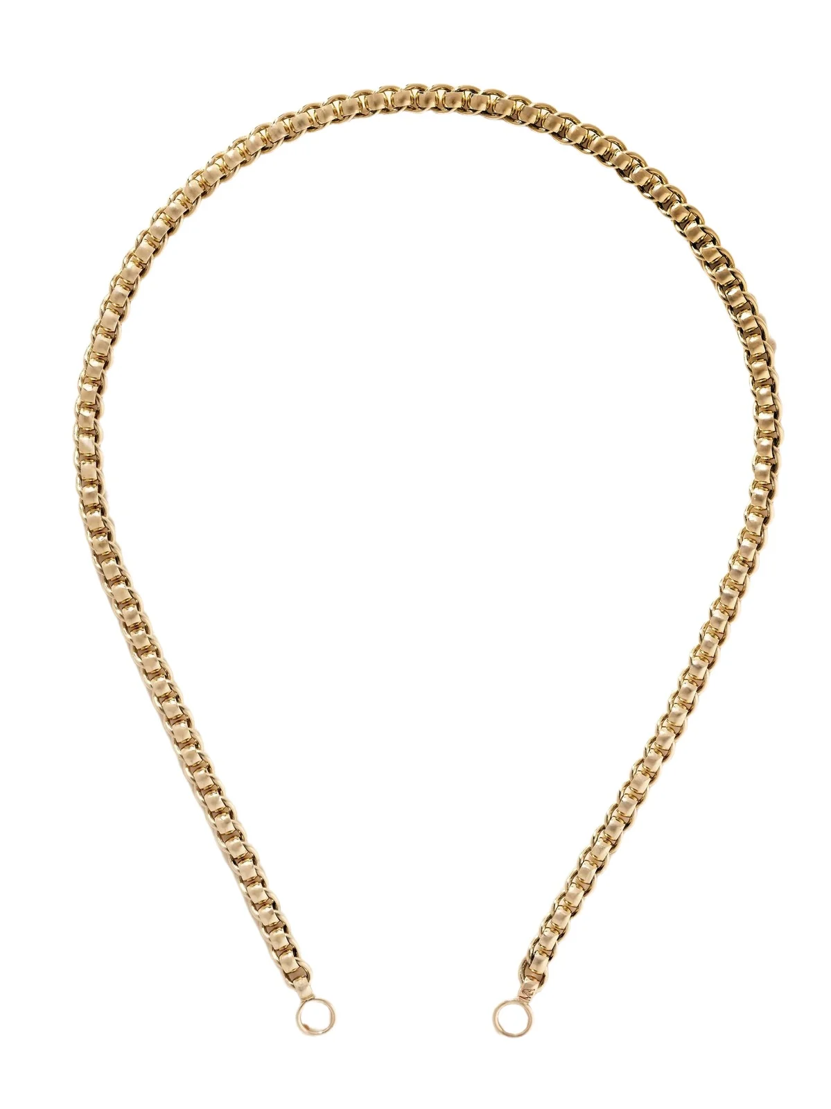 Marla Aaron Rolling Curb 14-karat Gold Chain Necklace
