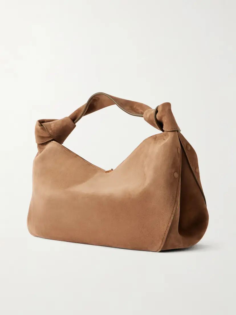 Gabriela Hearst Antonia Small Suede Shoulder Bag | Thumbnail 4